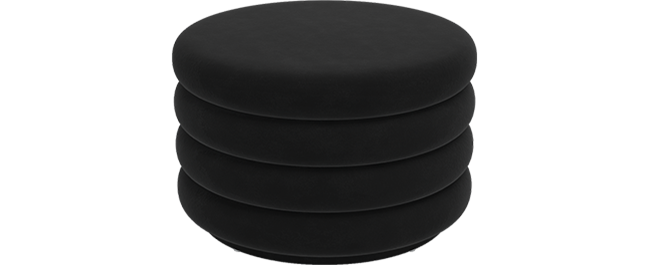 Mila 60cm Round Ottoman